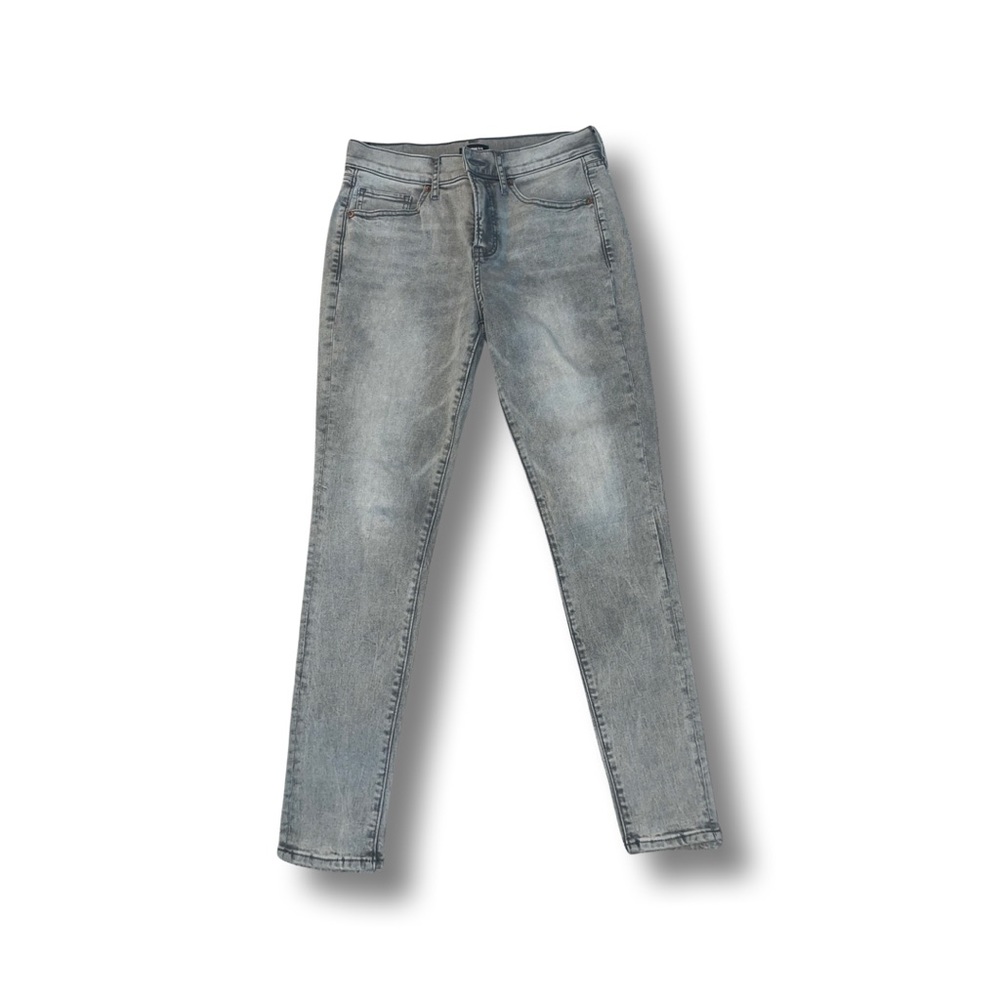 Womens Express Grey Skinny Midrise Jeans 8R